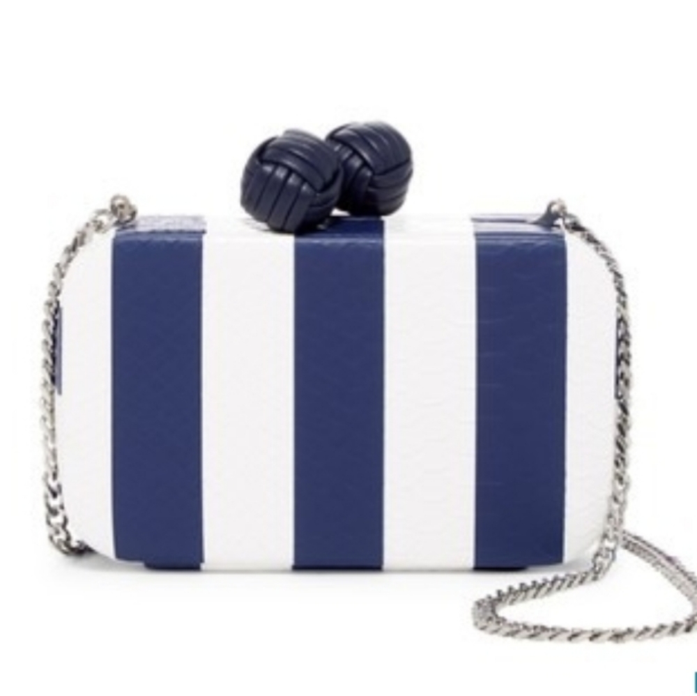NWT Sam Edelman Bailey Striped crossbody clutch